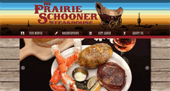 Desktop Screenshot of prairieschoonerrestaurant.com